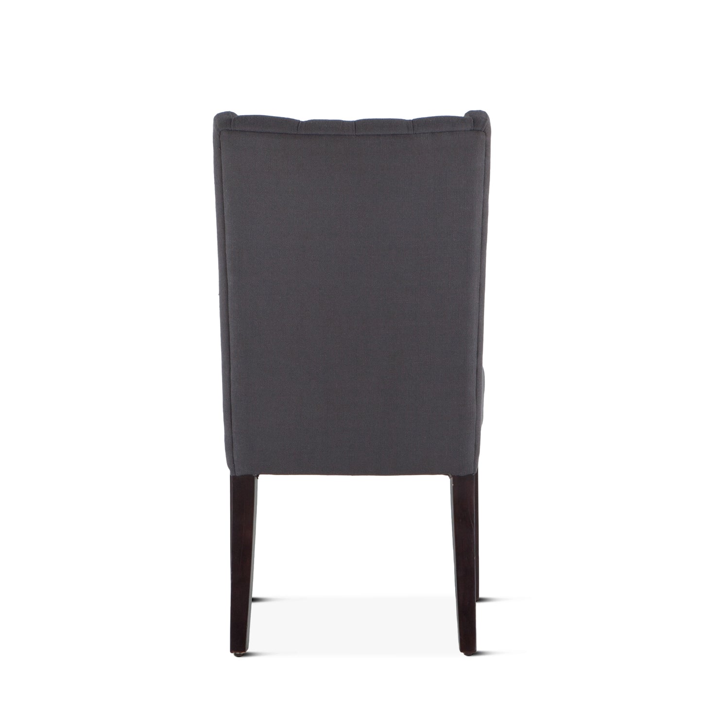 Lara Dining Chair Gray w Dark Legs