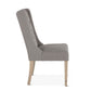 Lara Dining Chair Warm Gray w Napoleon Legs