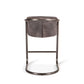 Portofino Leather Counter Chair Antique Ebony