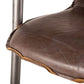 Portofinio Leather Dining Chair Jet Brown GPF-DC22JB - Yanni Custom 