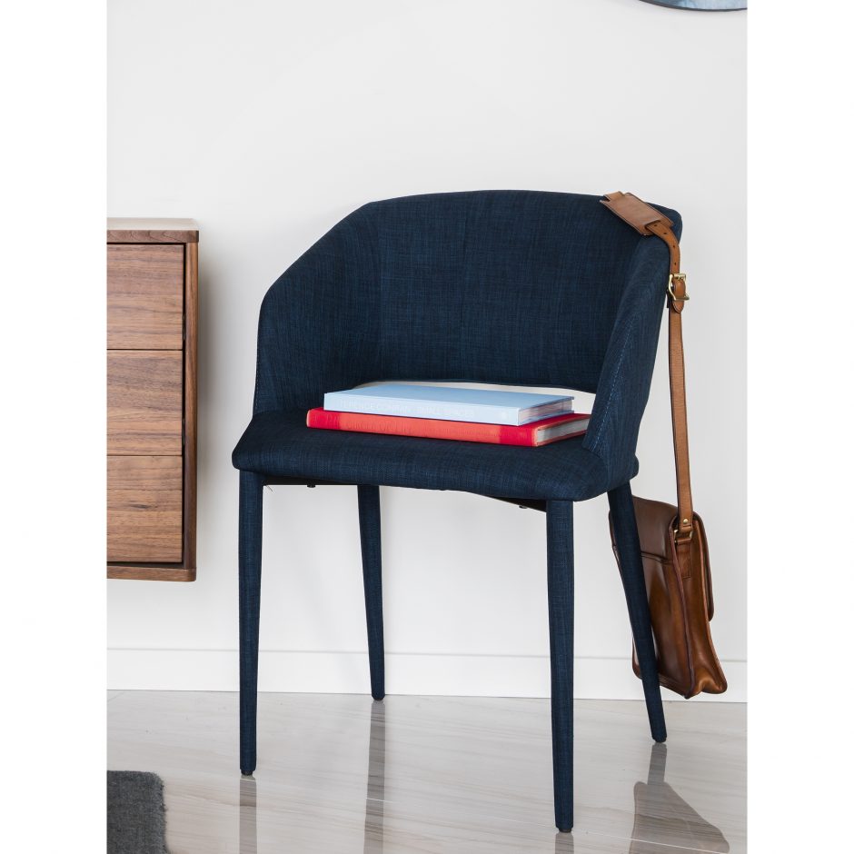 William Dining Chair Navy Blue