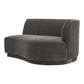 Yoon 2 Seat Chaise Right Anthracite JM-1016-25
