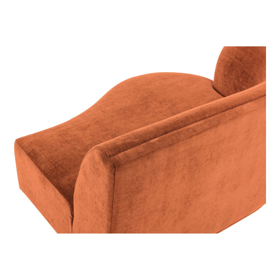 Yoon 2 Seat Chaise Left Rust