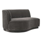 Yoon 2 Seat Chaise Left Anthracite JM-1017-25