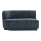 Yoon 2 Seat Sofa Left Dusty Blue JM-1019-45