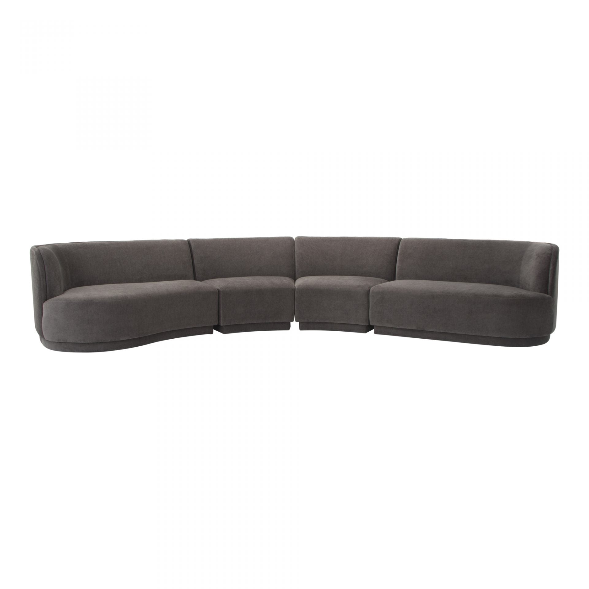 Yoon Eclipse Modular Sectional Chaise Left Anthracite JM-1024-25