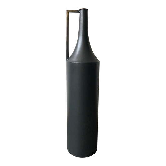 Argus Metal Vase Black Pre Order Item Available after April 2024