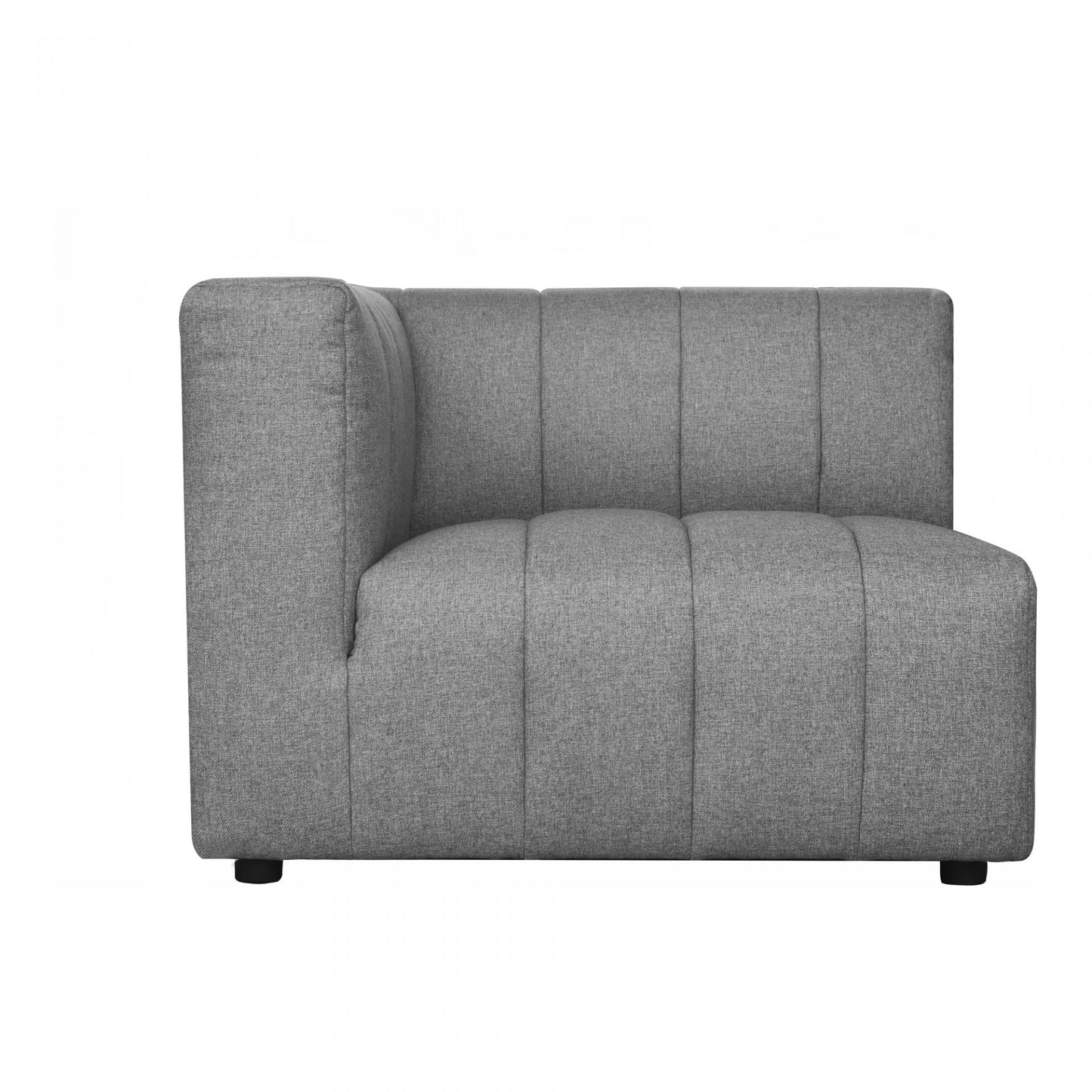 Lyric Grey Arm Chair, Left