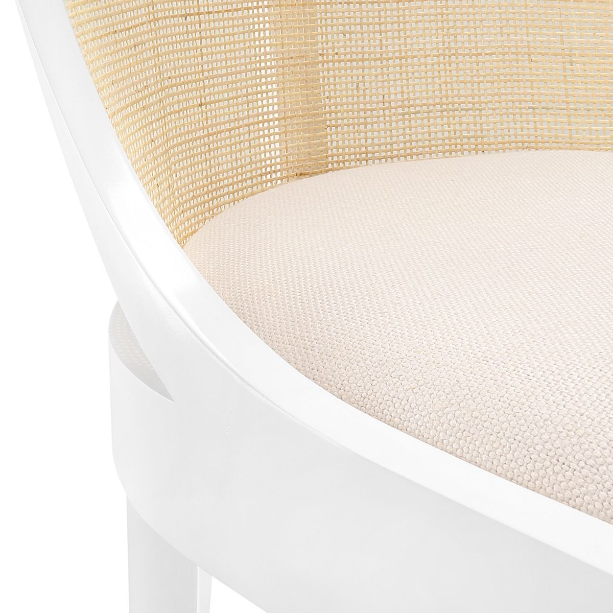 Monaco Armchair, White