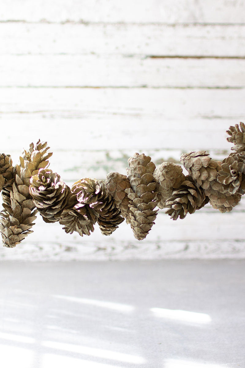 Sage Pine Cone Garland