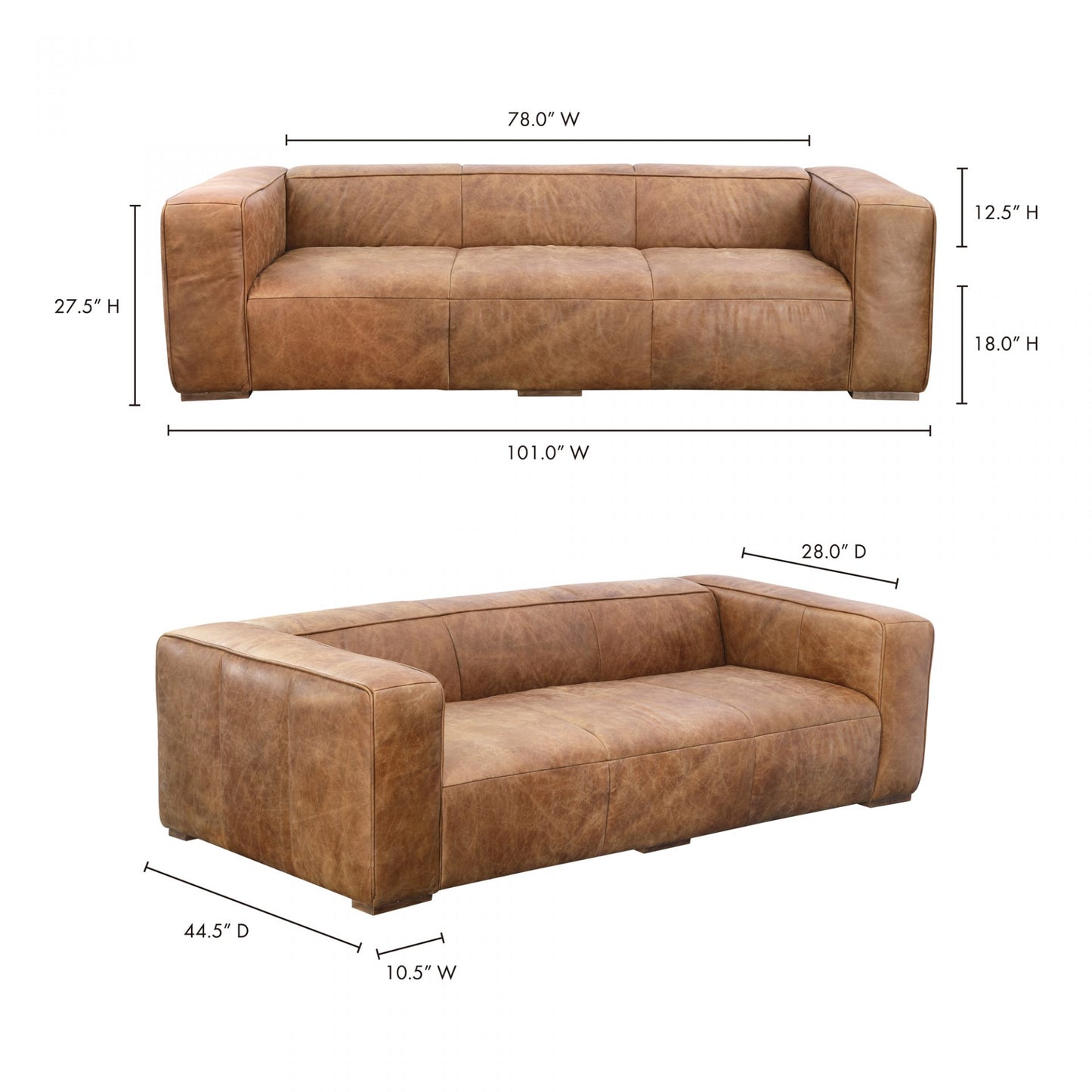 Bolton Sofa Cappuccino PK-1008-14