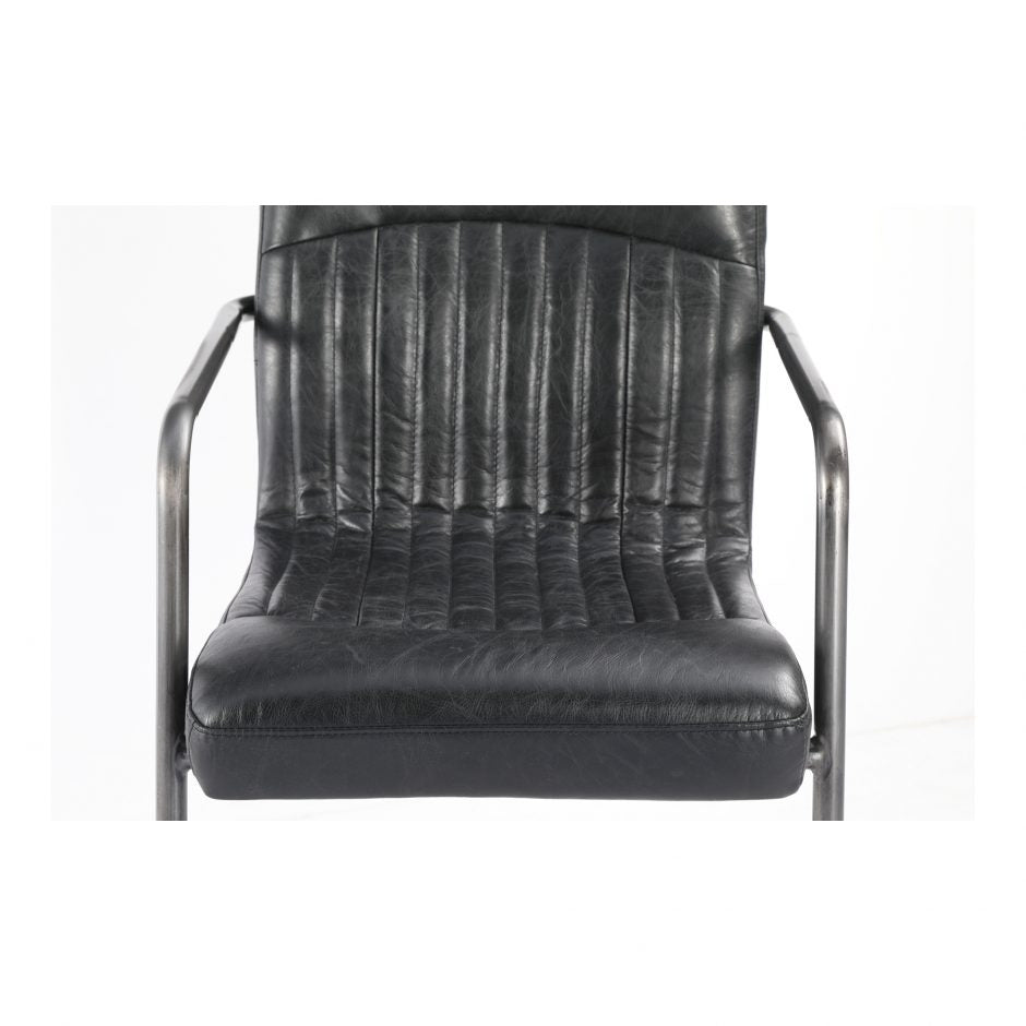Ansel Arm Chairs Black - Set of 2