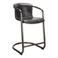 Freeman Counter Stool Antique Black Set of 2