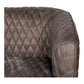 Magdelan Tufted Leather Sofa Antique Ebony PK-1077-47