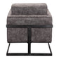 Luxley Club Chair Grey Velvet