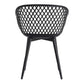 Piazza Outdoor Chair Black Set of 2