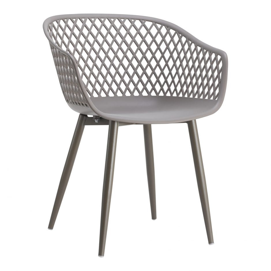 Piazza Outdoor Chair Grey-M2 QX-1001-15 Sold as two