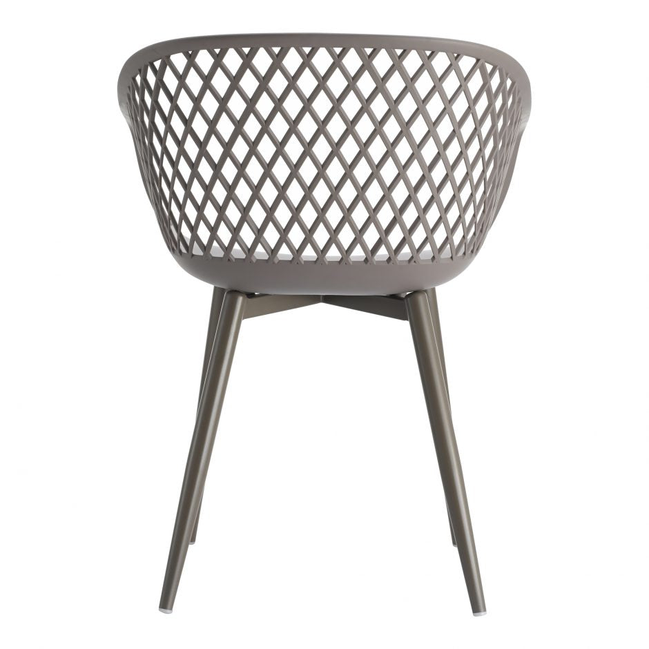 Piazza Outdoor Chair Grey-M2 QX-1001-15 Sold as two