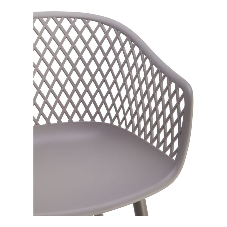 Piazza Outdoor Chair Grey-M2 QX-1001-15 Sold as two