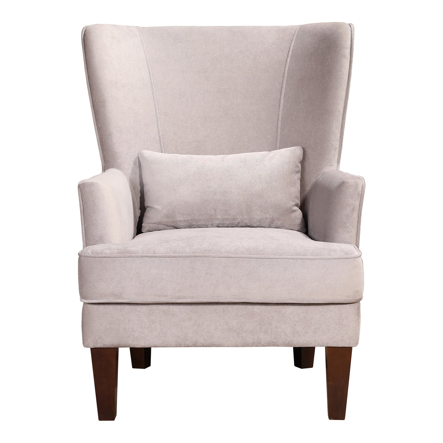 Prince Arm Chair Grey Velvet RN-1080-15