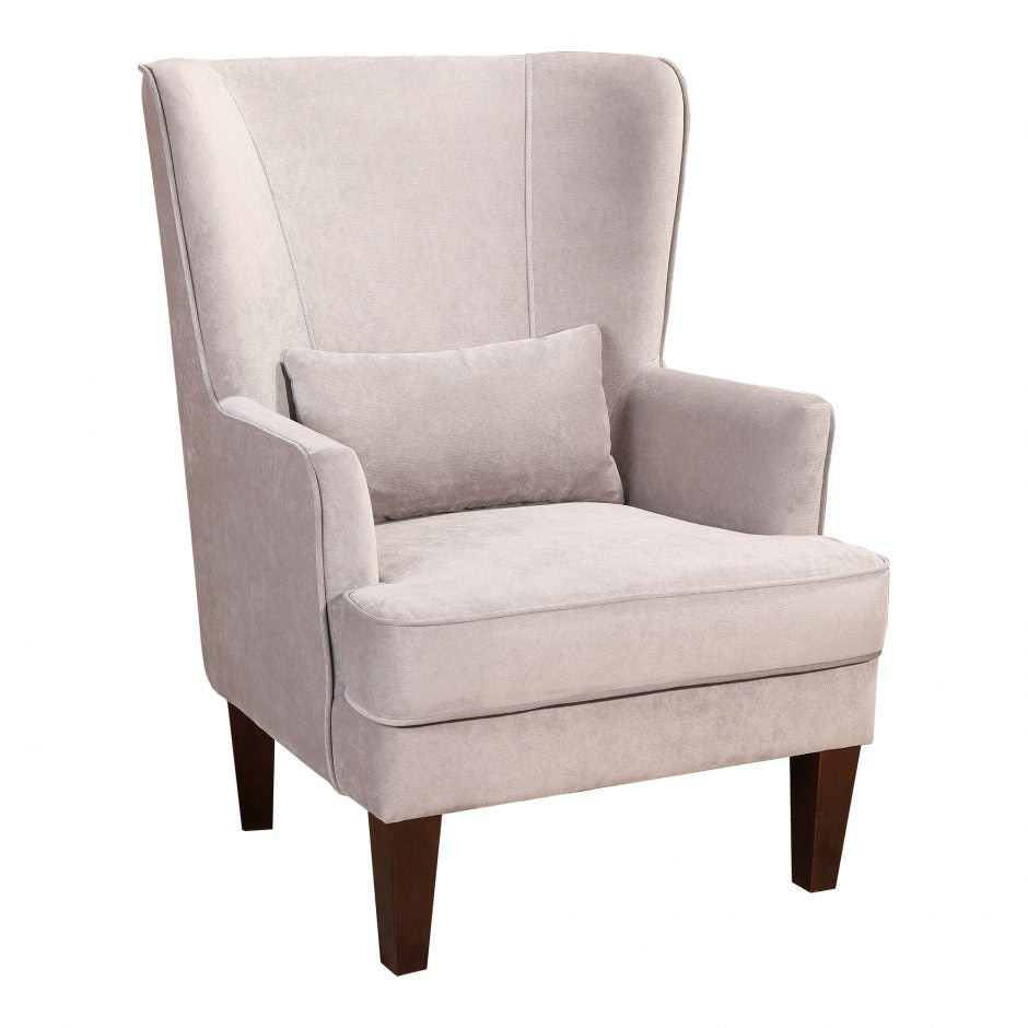 Prince Arm Chair Grey Velvet RN-1080-15