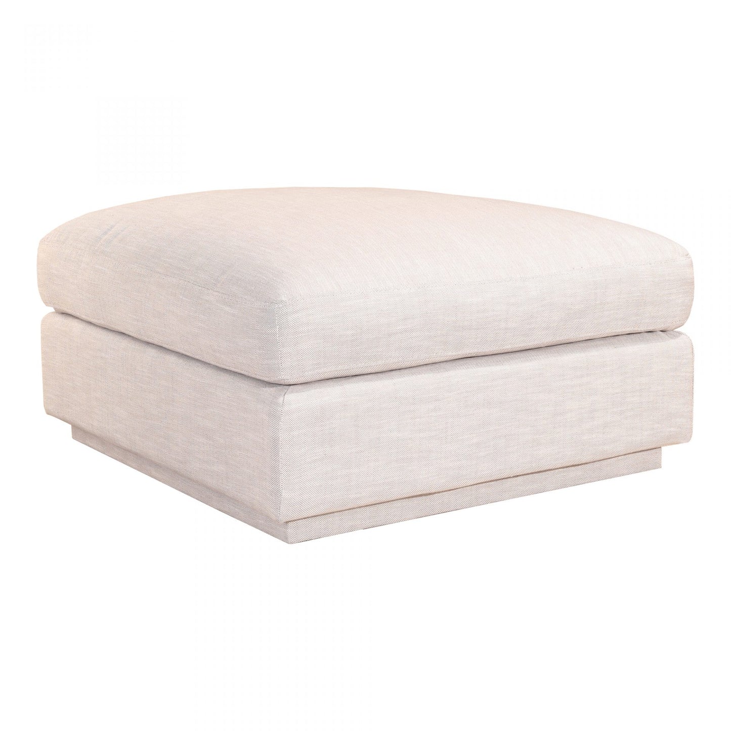 Justin Taupe Ottoman