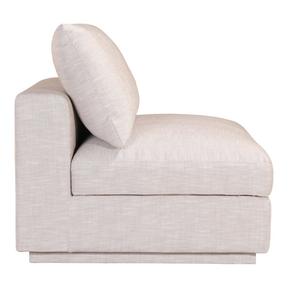 Justin Taupe Slipper Chair