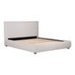 Luzon Queen Bed Light Grey