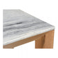 Angle Marble Dining Table Rectangular Large PREORDER ITEM AVAILABLE AFTER MAY 2024