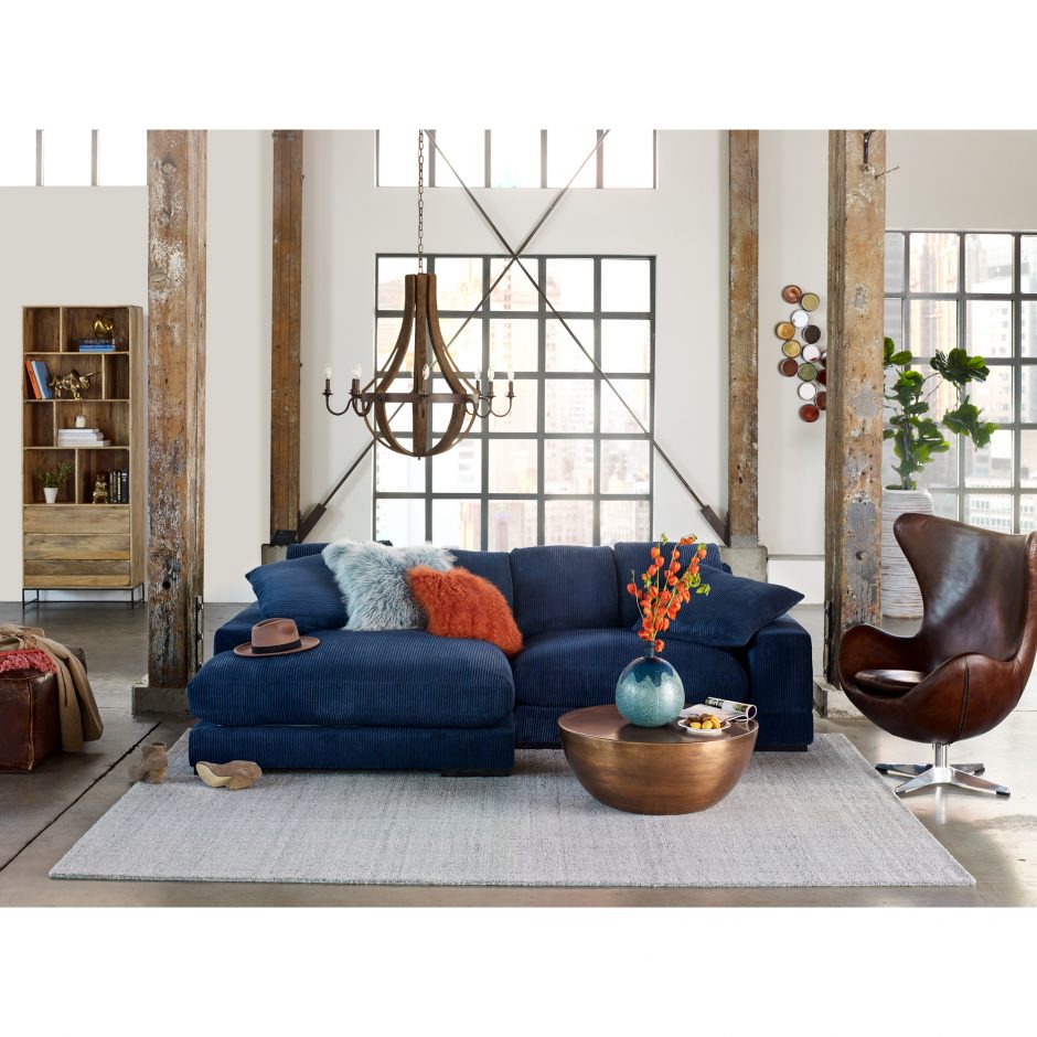 Plunge Sectional Navy TN-1004-46 