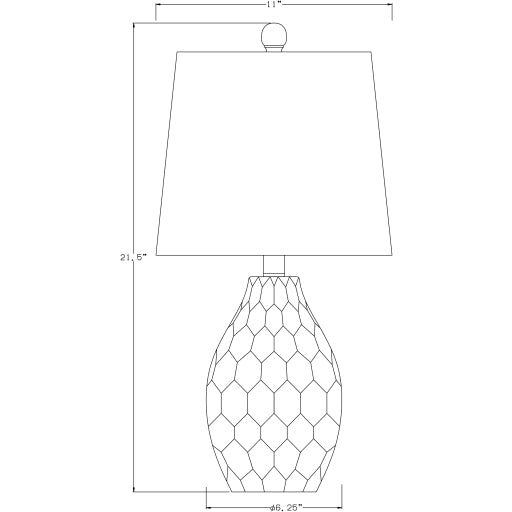 Tenri 22" Table Lamp