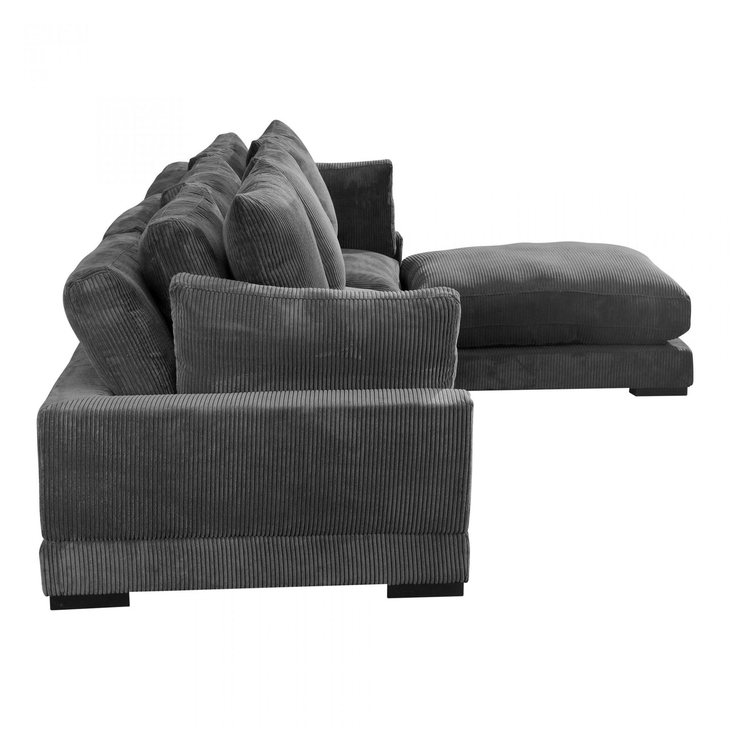 Tumble Lounge Modular Sectional Charcoal 