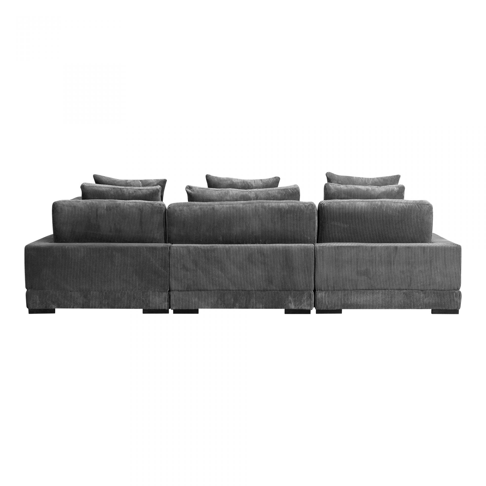 Tumble Lounge Modular Sectional Charcoal 