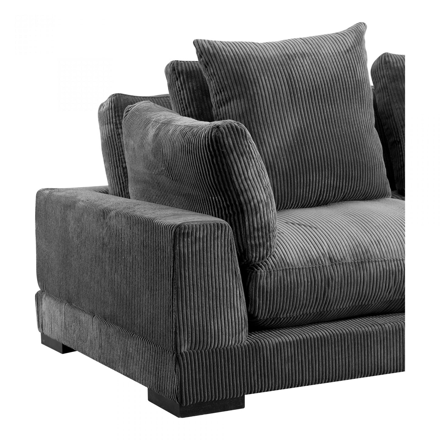 Tumble Lounge Modular Sectional Charcoal 