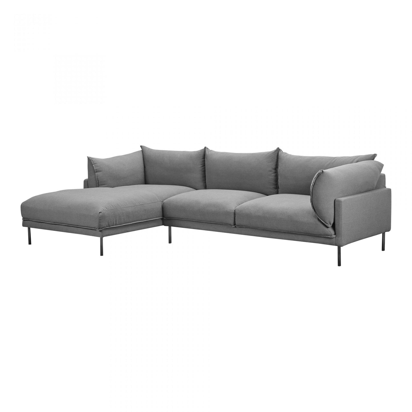 Jamara Sectional Charcoal Left UB-1016-07-L