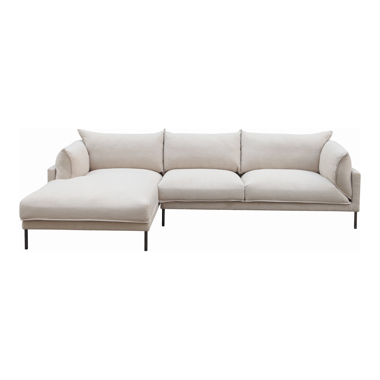 Jamara Sectional Left Light Grey UB-1016-29-L - Yanni Custom 