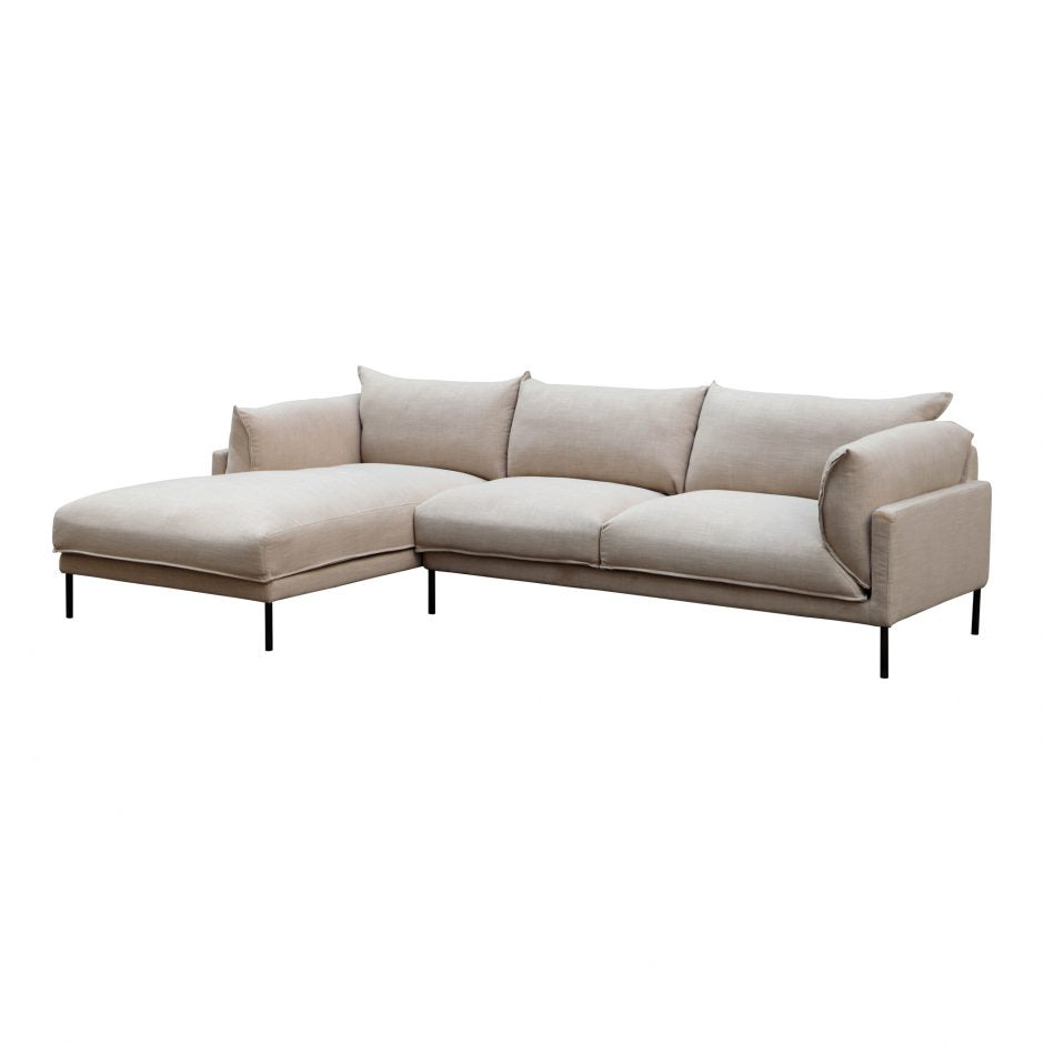 Jamara Sectional Left Light Grey UB-1016-29-L - Yanni Custom 