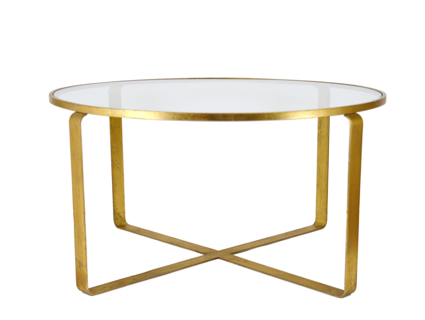 Gold Round Coffee Table