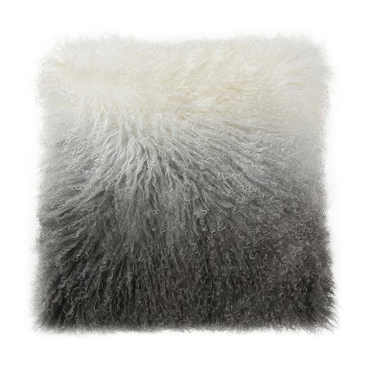Lamb Fur Pillow Light Grey Spectrum