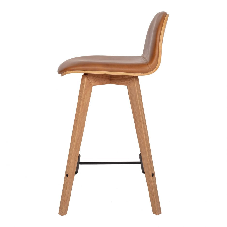 Napoli Leather Counter Stool Tan YC-1020-40 - Yanni Custom 