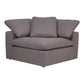 Clay Corner Chair Livesmart Fabric Light Grey YJ-1000-29