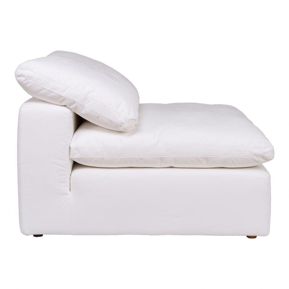 Clay Slipper Chair Livesmart Fabric Cream YJ-1001-05