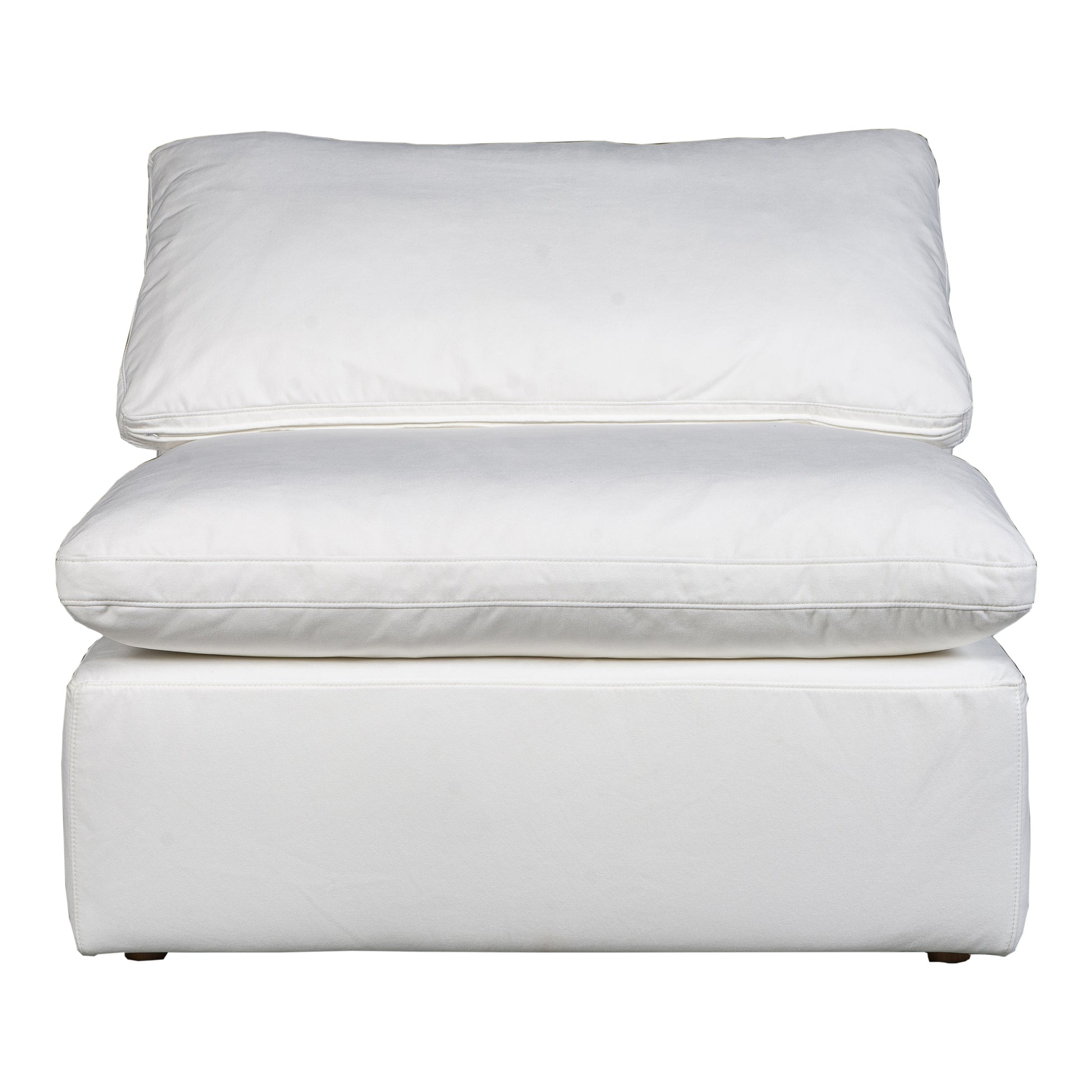 Terra Condo Armless Chair Livesmart Fabric Cream  YJ-1013-05