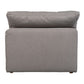 Terra Condo Armless Chair Livesmart Fabric Light Grey YJ-1013-29