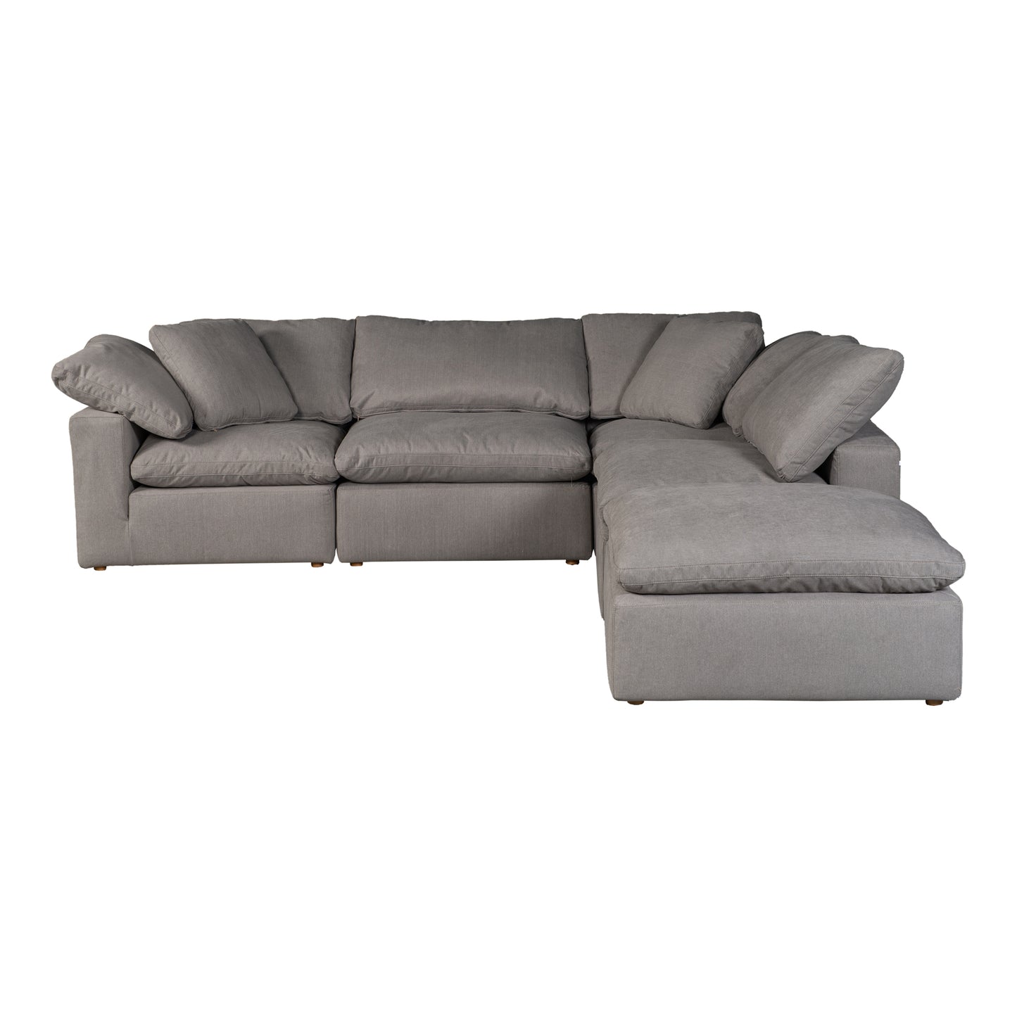 Terra Condo Dream Modular Sectional Livesmart Fabric Light Grey YJ-1018-29