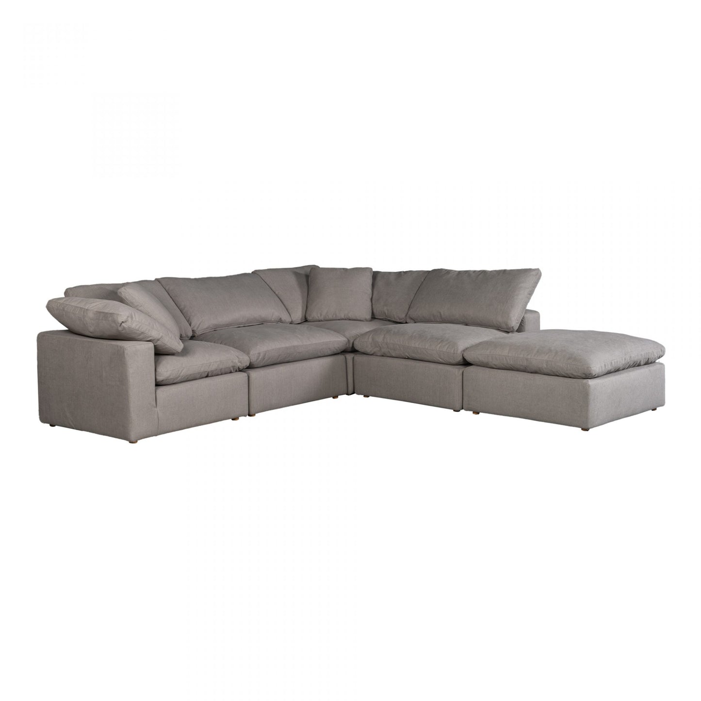 Terra Condo Dream Modular Sectional Livesmart Fabric Light Grey YJ-1018-29