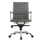 Omega Swivel Office Chair Low Back Grey