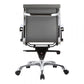 Omega Swivel Office Chair Low Back Grey