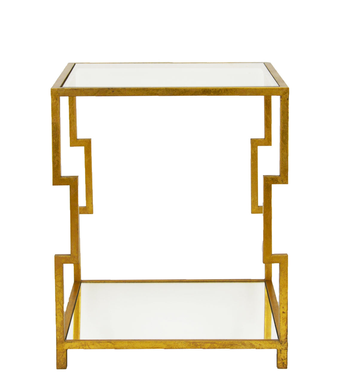 Gold Square Side Table