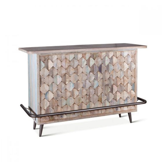 Ibiza Reclaimed Wood Bar FIZ-BAR FIZ-BAR - Yanni Custom 